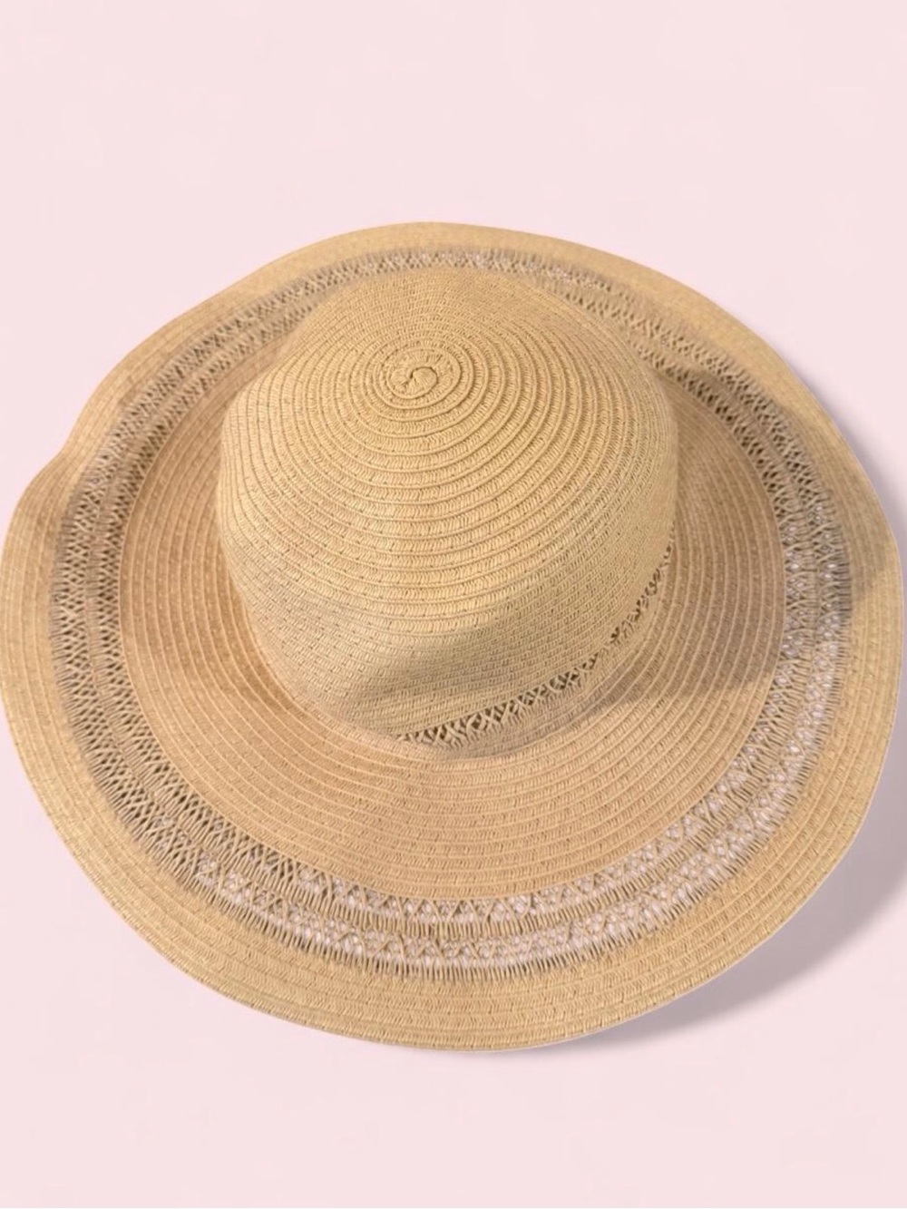 Bass Natural Straw Wide-Brim Sun Hat